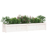 Vidaxl Plantadores 2 pc CM Pine Solid Pine White