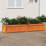 VIDAXL -Pflanzer 180x31x31 cm Festkiefer Wäsche Braun