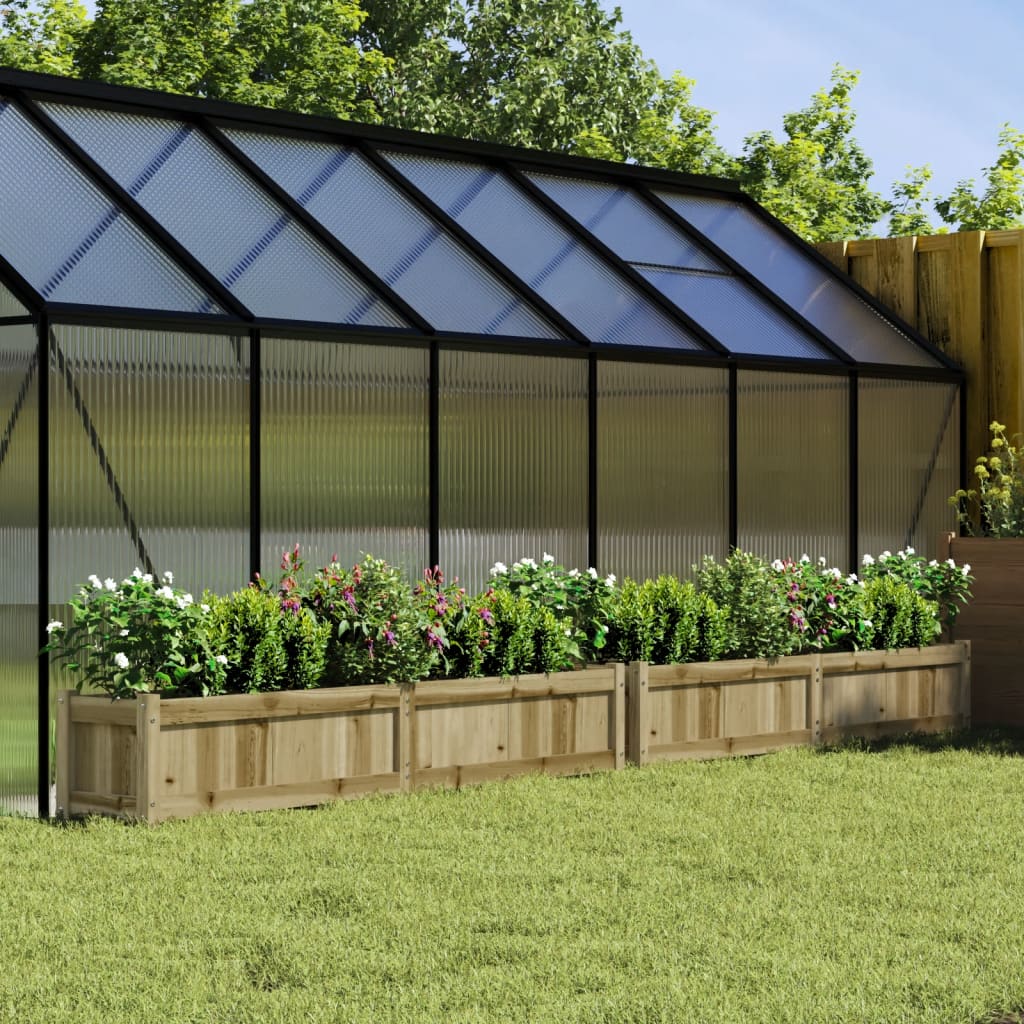 Vidaxl Plantadores 2 PC CM Madera impregnada