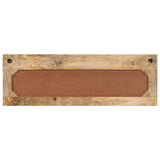 Vidaxl Wall Coat Rack med 6 kroker solid mango tre