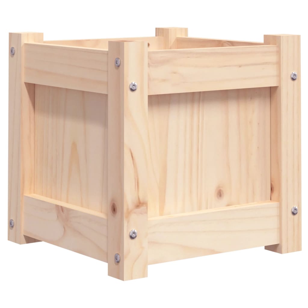 Vidaxl Planning Box 31x31x31 cm solid furu