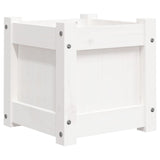 Vidaxl Planning Box 31x31x31 cm Solid Pine White