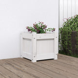 Vidaxl Planning Box 31x31x31 cm Solid Pine White