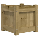 Plantador Vidaxl 31x31x31 cm Pine impregnado