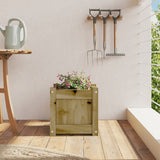 Plantador Vidaxl 31x31x31 cm Pine impregnado