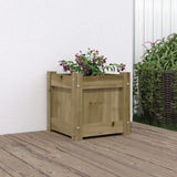 Plantador Vidaxl 31x31x31 cm Pine impregnado