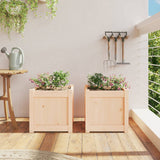 Vidaxl Plantadores 2 PC CM Solid Pine