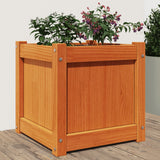 VidaXL Planning box 40x40x40 cm Solid pine wash brown