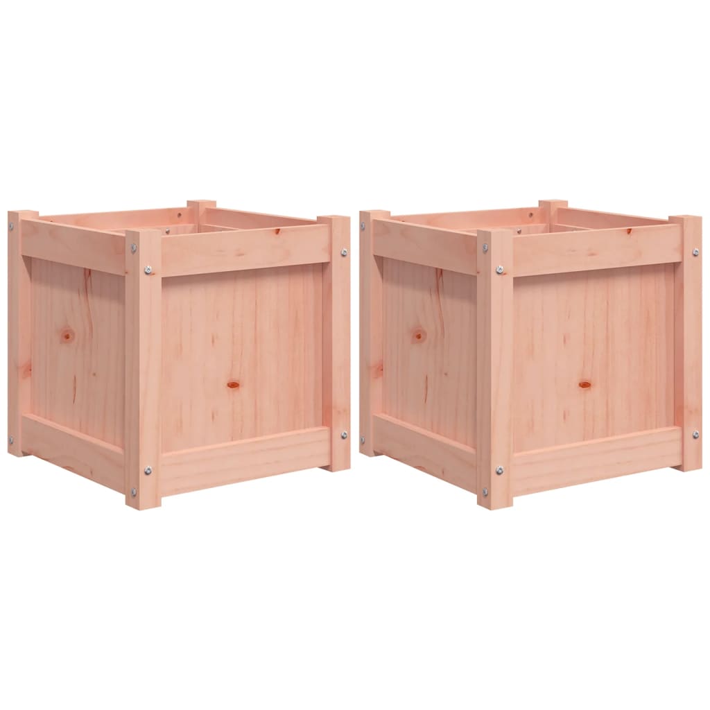 Vidaxl Plantadores 2 PCS Douglhout sólido