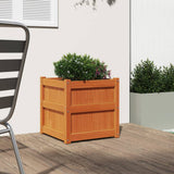 VidaXL Planter 50x50x50 cm Solid pine wash brown