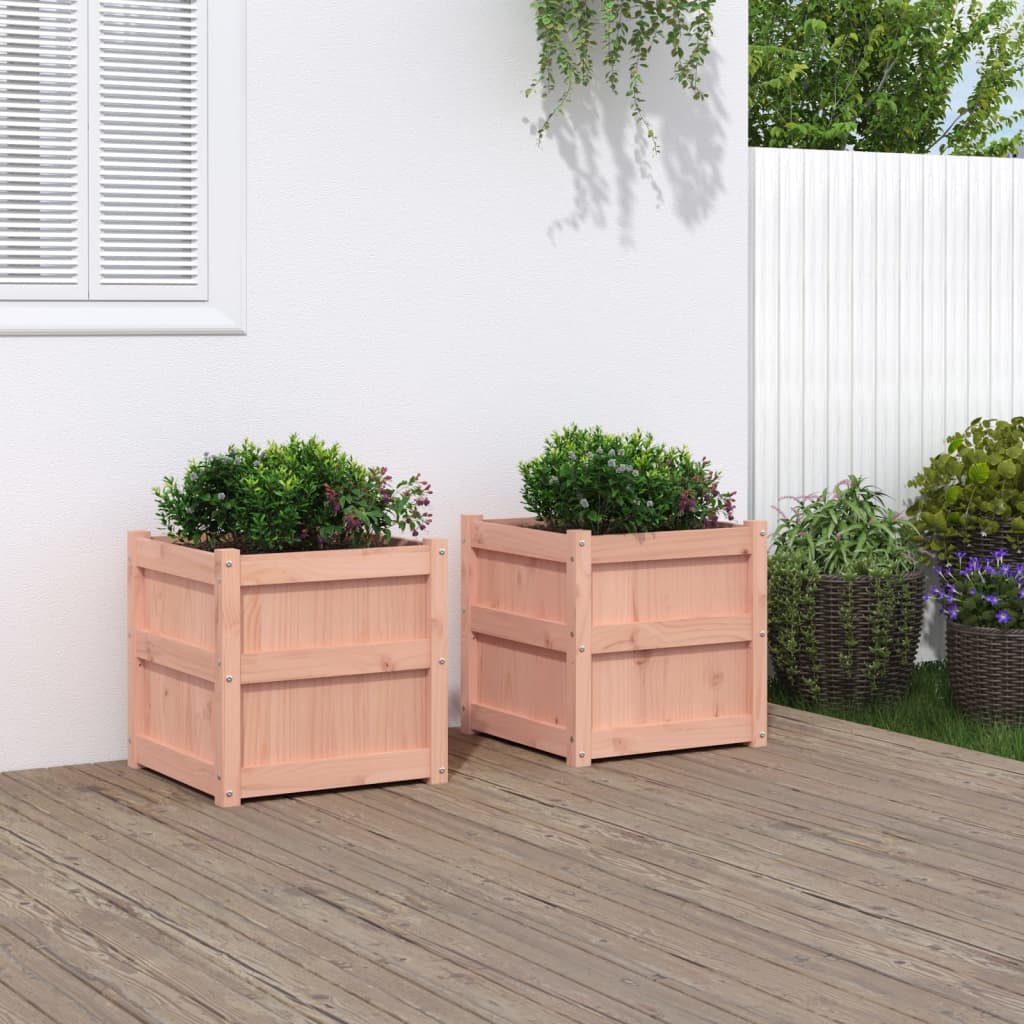 Vidaxl Planters 2 pcs Solid Douglashout