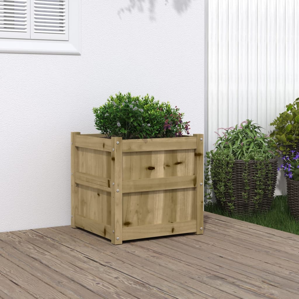 VidaXL Planning box 50x50x50 cm Impregnated pine