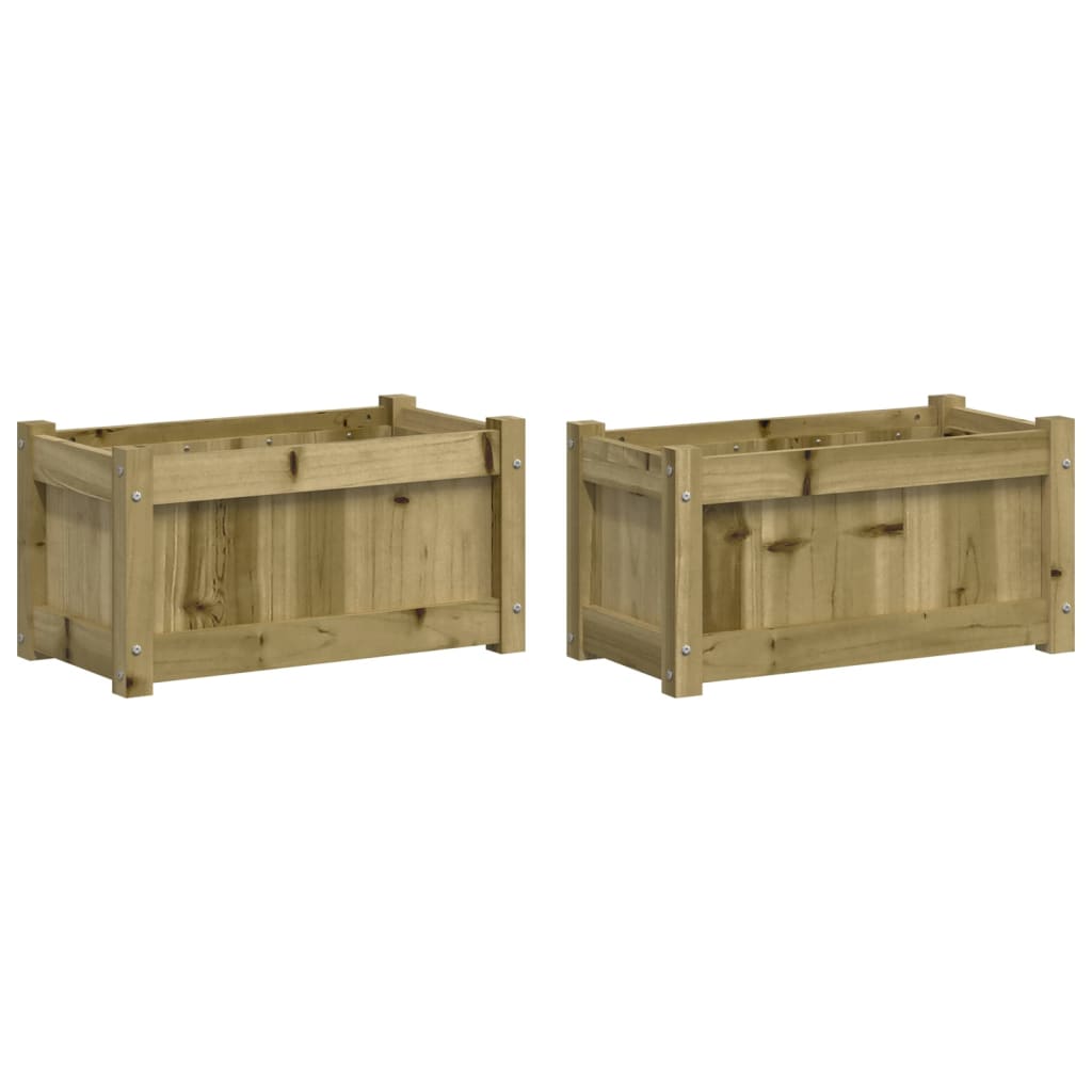 Vidaxl Planters 2 pc cm impregnated wood