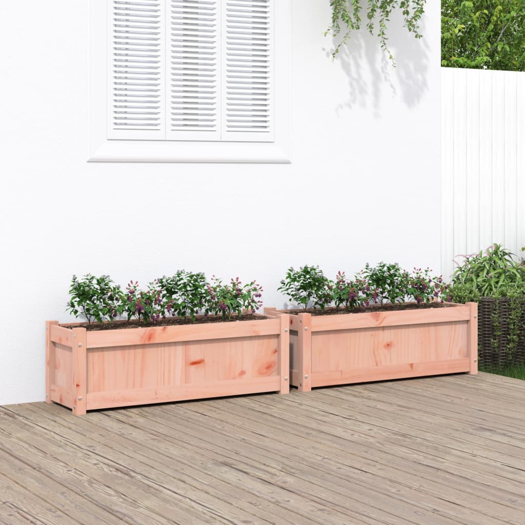 Vidaxl Planters 2 pcs Solid Douglashout