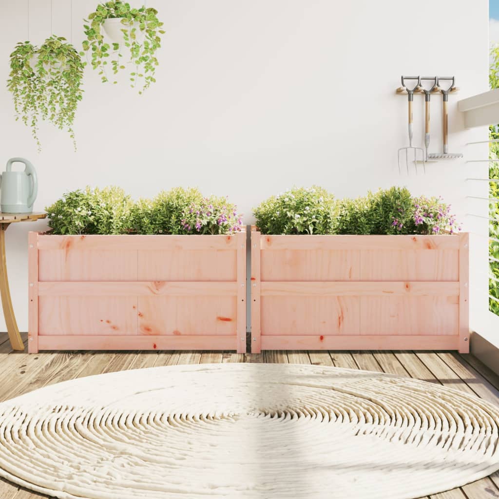 Vidaxl Planters 2 pcs Solid Douglashout