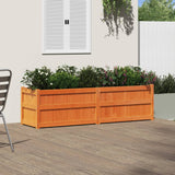 VidaXL Planning box 180x50x50 cm Solid pine wash brown