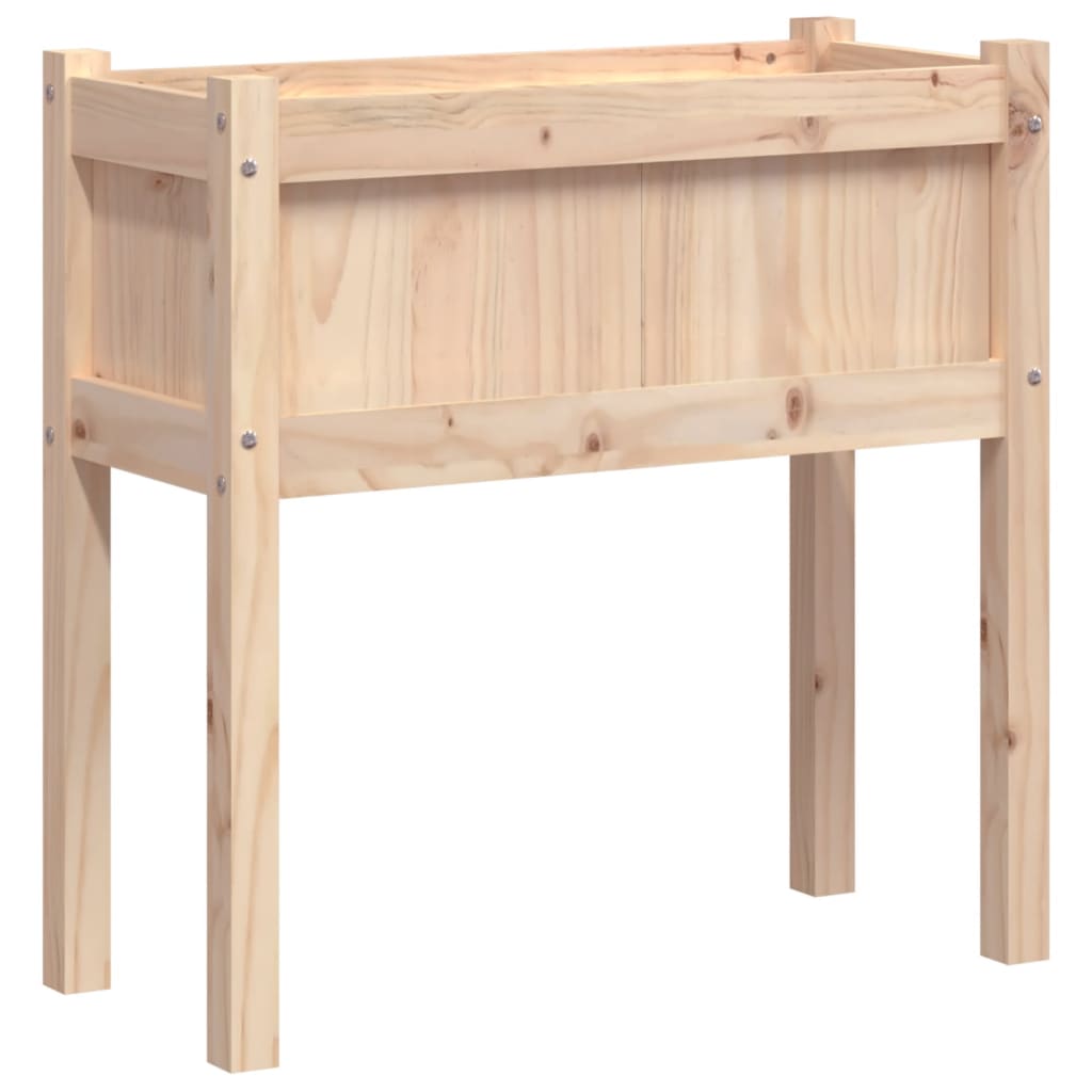 VidaXL Planter with legs 70x31x70 cm Solid pine