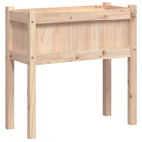 VidaXL Planter with legs 70x31x70 cm Solid pine