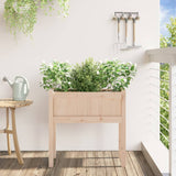 VidaXL Planter with legs 70x31x70 cm Solid pine