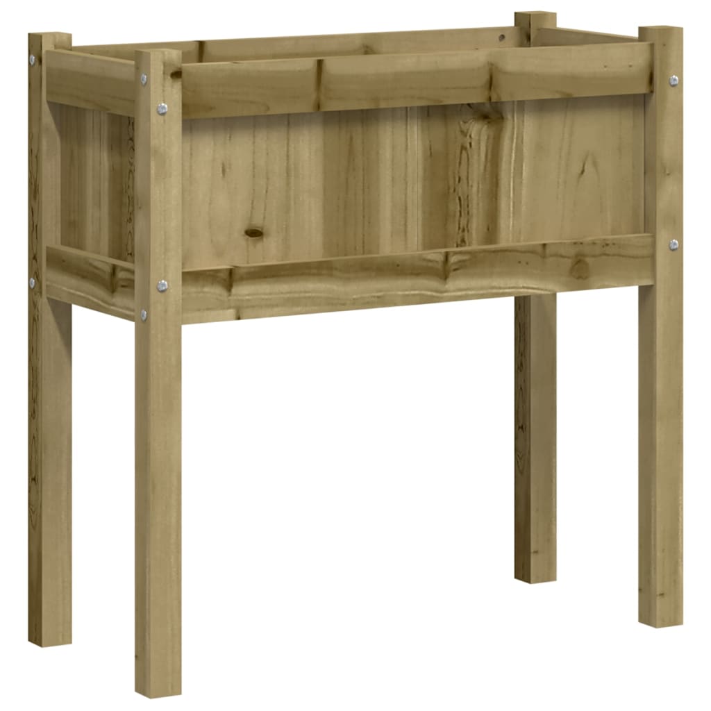 VidaXL Planter with legs 70x31x70 cm Impregnated pine
