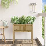 VidaXL Planter with legs 70x31x70 cm Impregnated pine