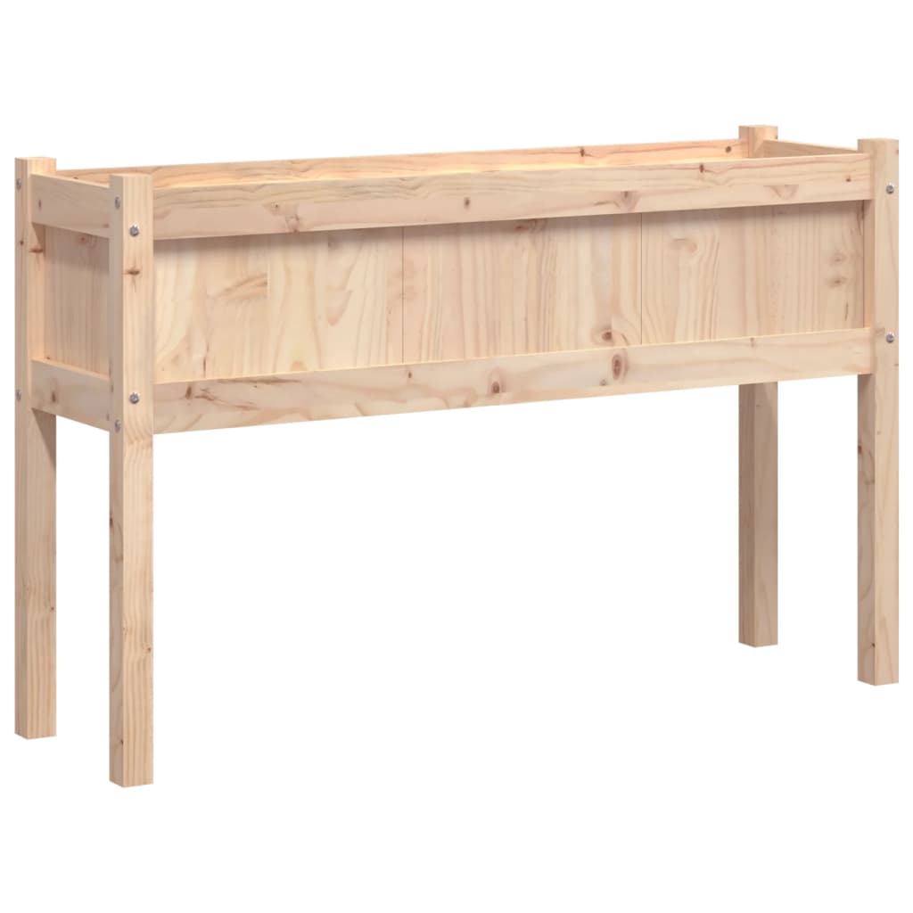 VidaXL Planter with legs 110x31x70 cm Solid pine