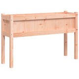 VidaXL Planter with legs 110x31x70 cm Solid Douglashout