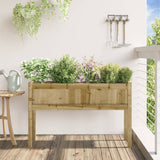VidaXL Planter with legs 110x31x70 cm impregnated pine