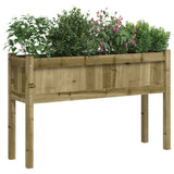 Vidaxl Planters with legs 2 pc cm impregnated wood
