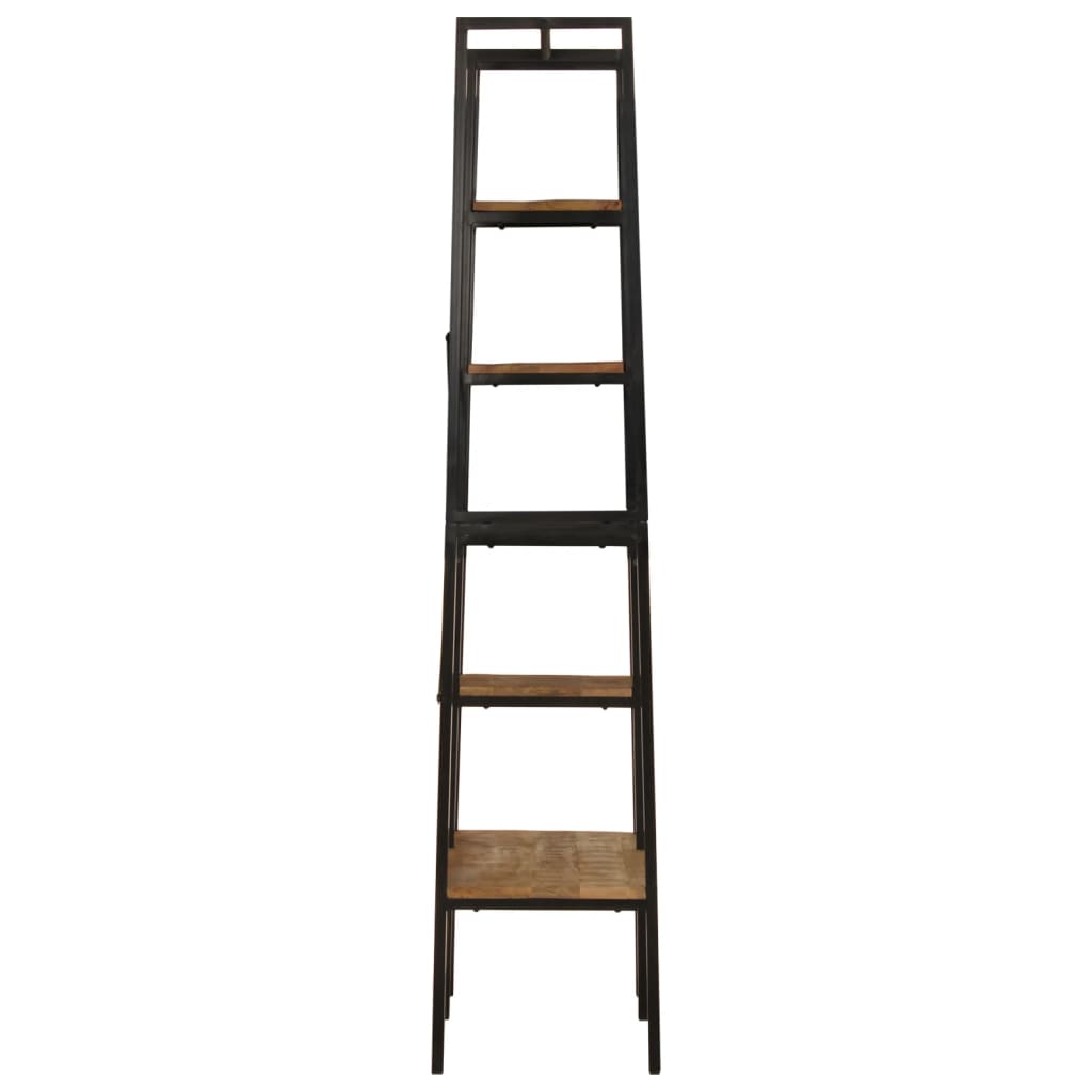 Vidaxl tøjstativ med hylder 90x40x190 cm fast mango træ og jern