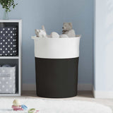 Vidaxl Storage basket Ø 49x65 cm cotton black and white