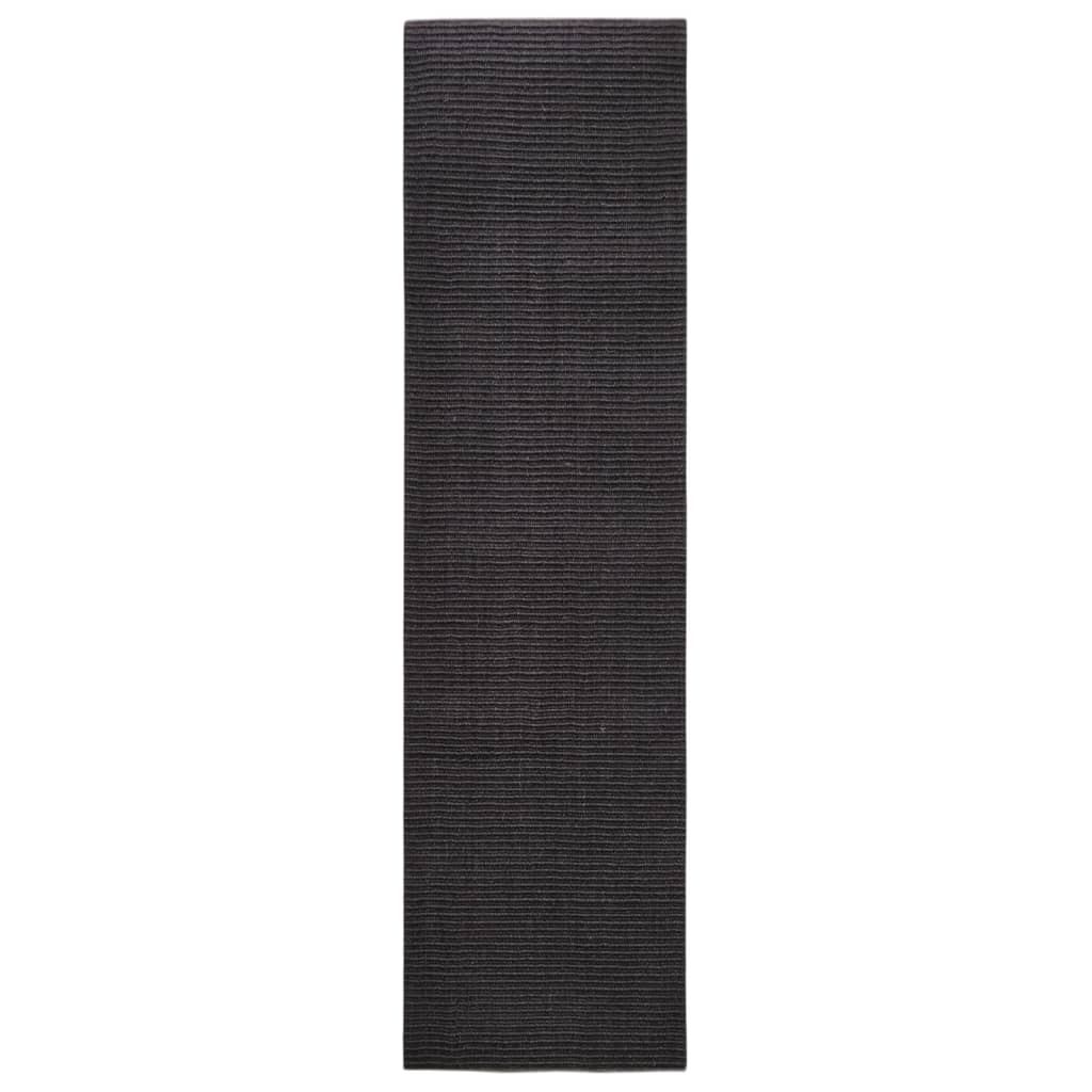 Vidaxl sisal mat for scratching post 80x300 cm black