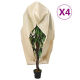 Vidaxl Plant covers with zipper 4 st 70 g m² 1x1.55 m