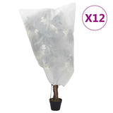 Vidaxl Plant covers with drawstring 12 st 70 g m² 0.8x1 m