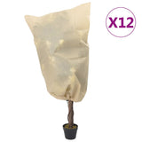 Vidaxl obloge rastlin z vrvico 12 St 70 g m² 0,8x0,8 m