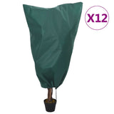 Vidaxl Plant covers with drawstring 12 st 70 g m² 0.8x1 m