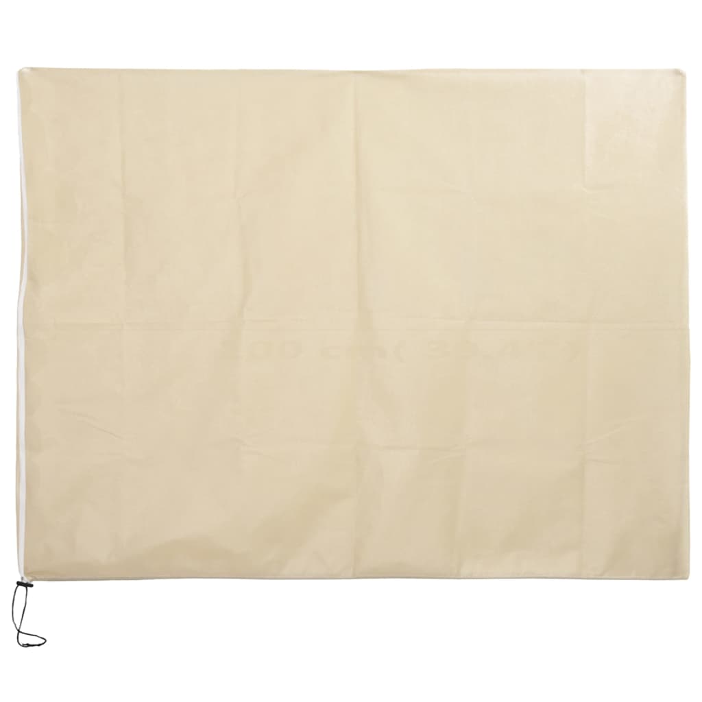 Vidaxl Planz deckt mat Zipper 10 St 70 g m² 3.93x3 m