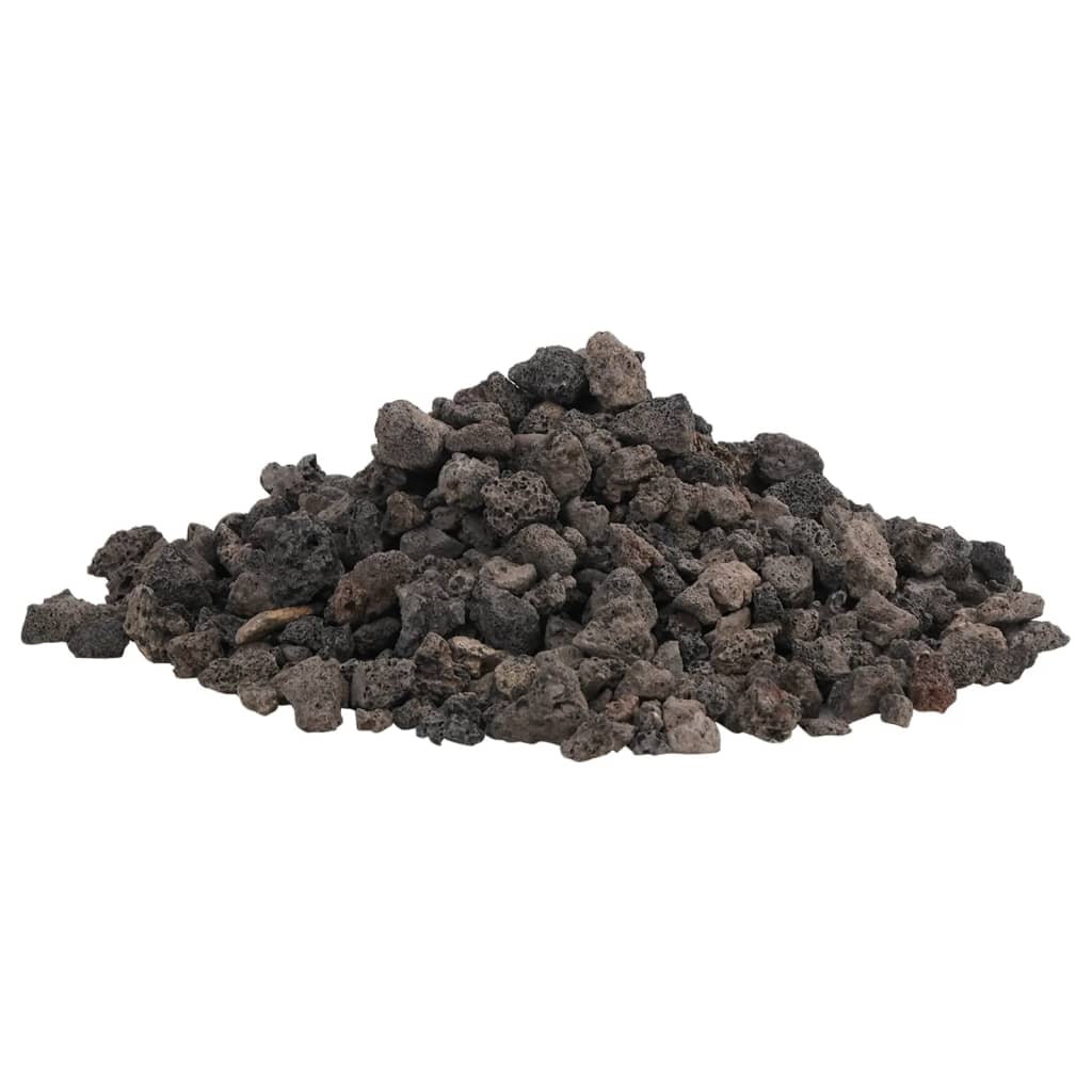 Vidaxl Lava Stones 25 kg 1-2 cm schwarz