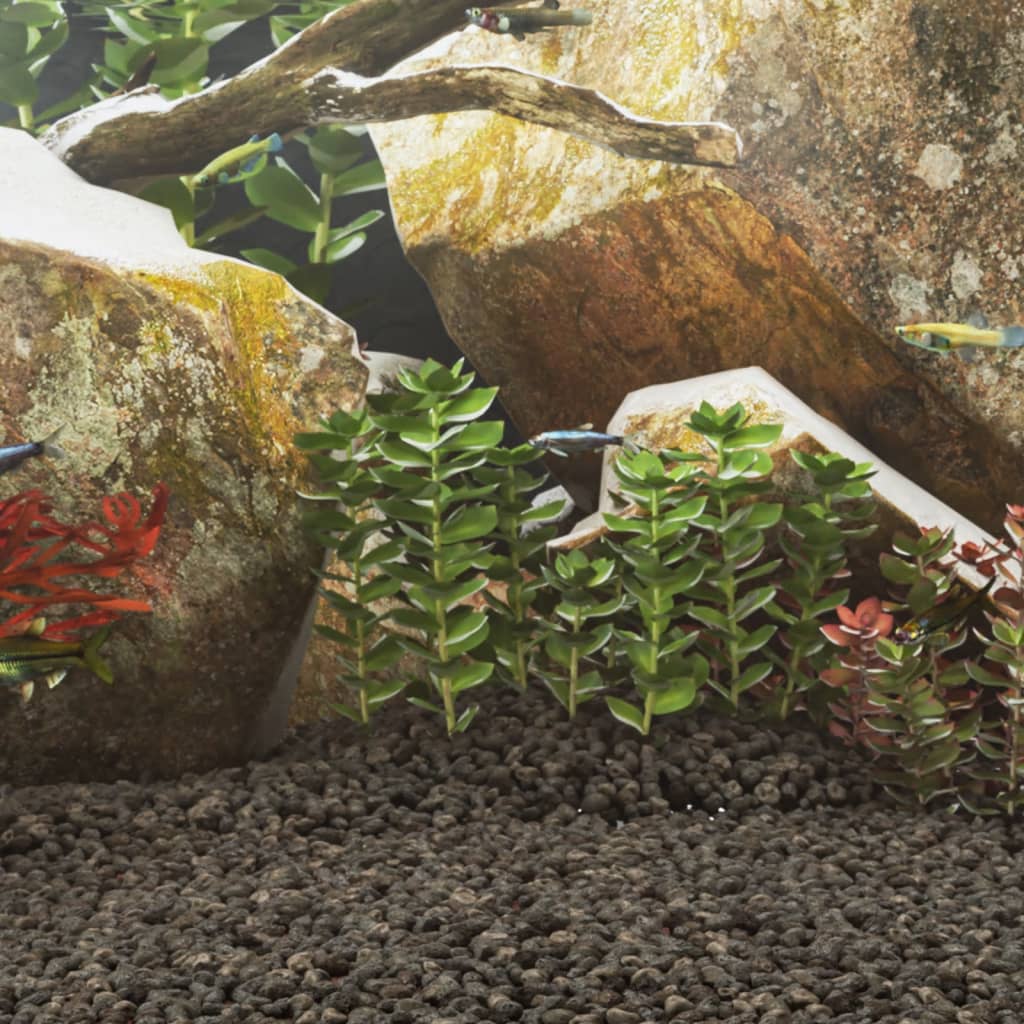 Vidaxl Lava Stones 25 kg 1-2 cm schwarz