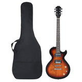 Gitara vidaxl dla początkujących elektrycznych z torbą 4 4 39 czarny