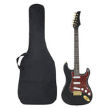 Vidaxl Guitar for beginners electric with bag 4 4 39 black and gold