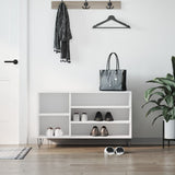 VidaXL Shoe cabinet 102x36x60 cm Properted Wood White