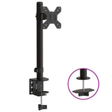 Vidaxl monitor nosilec VESA 75 100 mm črno jeklo