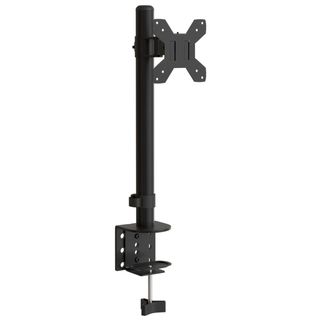 Vidaxl monitor nosilec VESA 75 100 mm črno jeklo