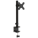 Vidaxl monitor nosilec VESA 75 100 mm črno jeklo