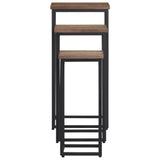VidaXL Plant stands 3 pcs Solid teak