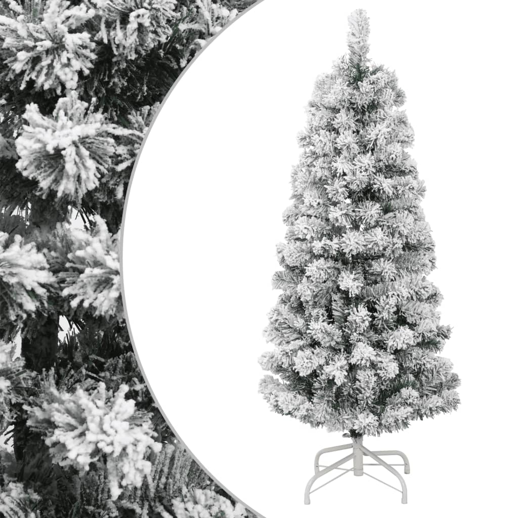 Vidaxl Kunstkerstboom with hinges and snow 120 cm