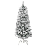 Vidaxl Kunstkerstboom with hinges and snow 120 cm