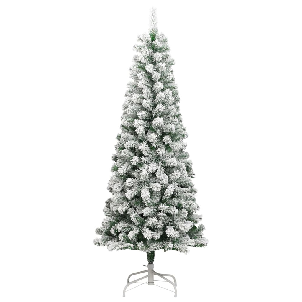 Vidaxl Kunstkerstboom with hinges and snow 240 cm