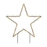 Vidaxl Christmas lights with star 115 LEDs 85 cm